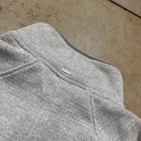 Prana Sweater Womens Medium Gray Fleece Tri Thermal Threads Tunic Outdoors - Picture 10 of 11